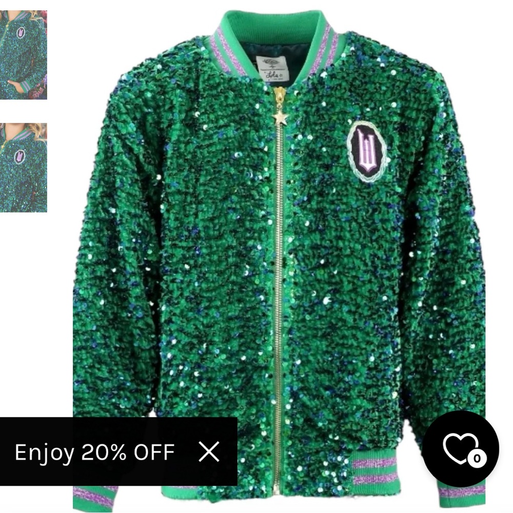 Lola + the Boys womens wicked bomber- size small! NWT